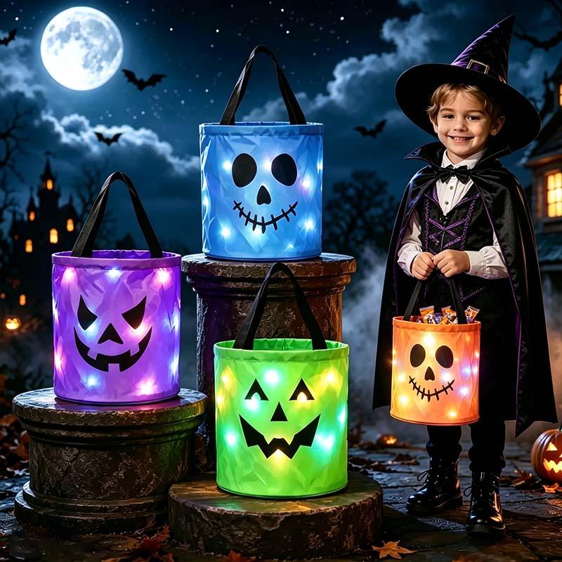 Light-Up Trick-or-Treat Bags