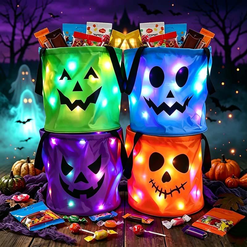 Light-Up Trick-or-Treat Bags